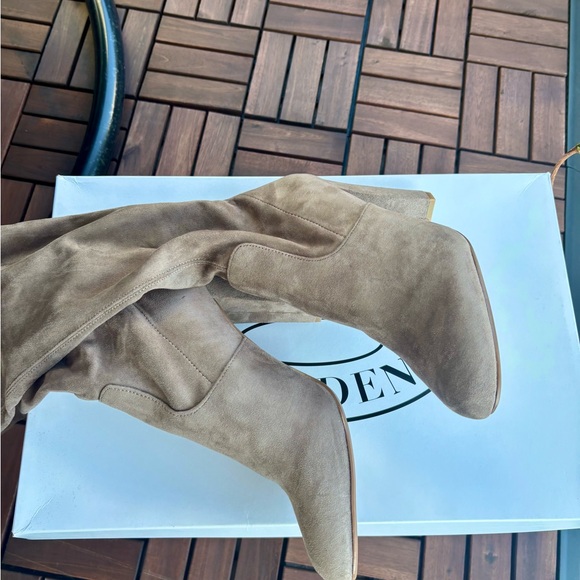 Steve Madden Taupe suede Over the Knee Boots - Picture 5 of 7